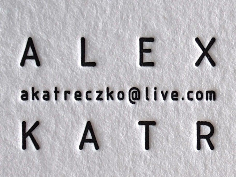 Alexander Katreczko | Printed by Parklife Press