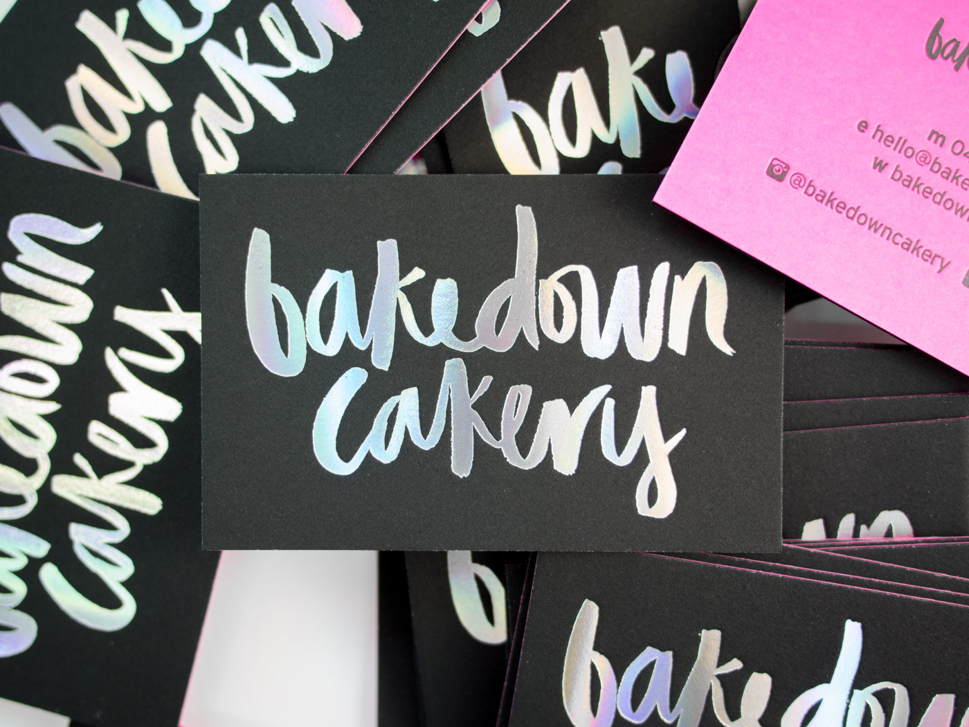 Bakedown Cakery | Printed by Parklife Press