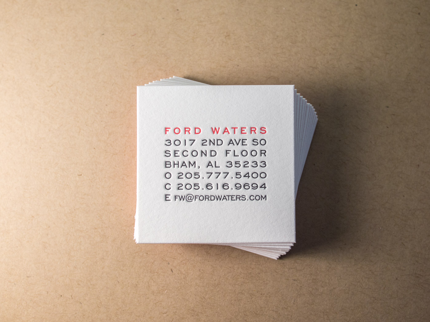 Ford Waters | Printed by Parklife Press