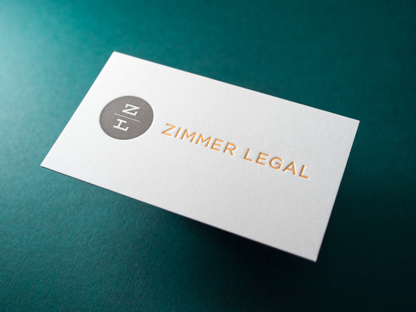 Zimmer Legal | Printed by Parklife Press